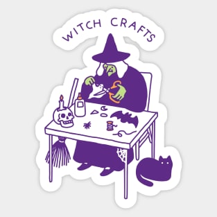 Witch Crafts - Halloween for women Sticker
